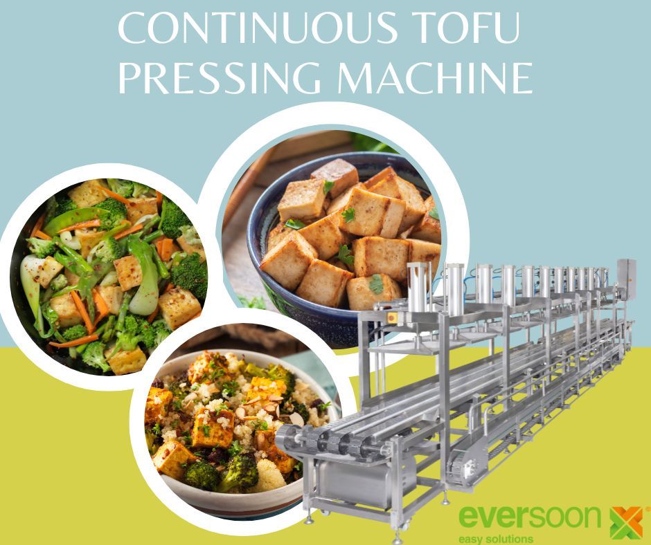 豆腐の圧搾機、豆腐型の積み重ね、豆腐製造用圧搾機